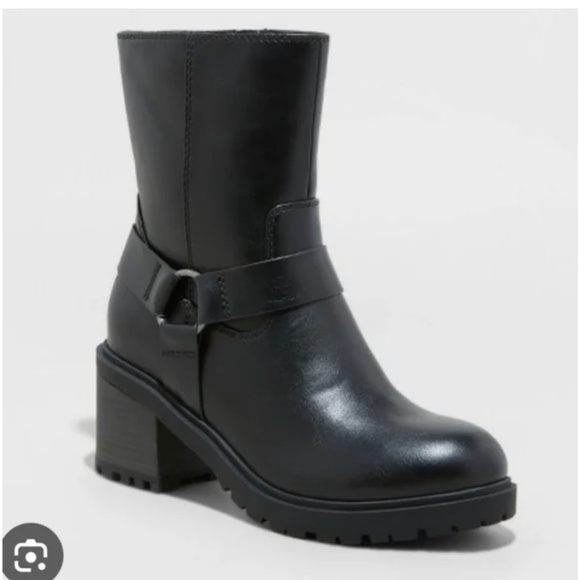 Universal Thread Shoes - Women's Greyson Combat Boots - Universal Thread Black 9